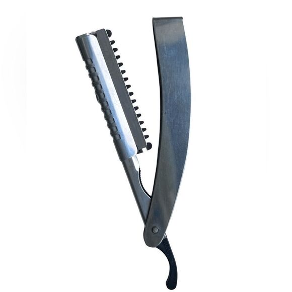 Vintage 1950s WECK Hair ‘Shaper’ Mechanical Barber or Hairdresser Razor Brooch - Picture 6 of 8